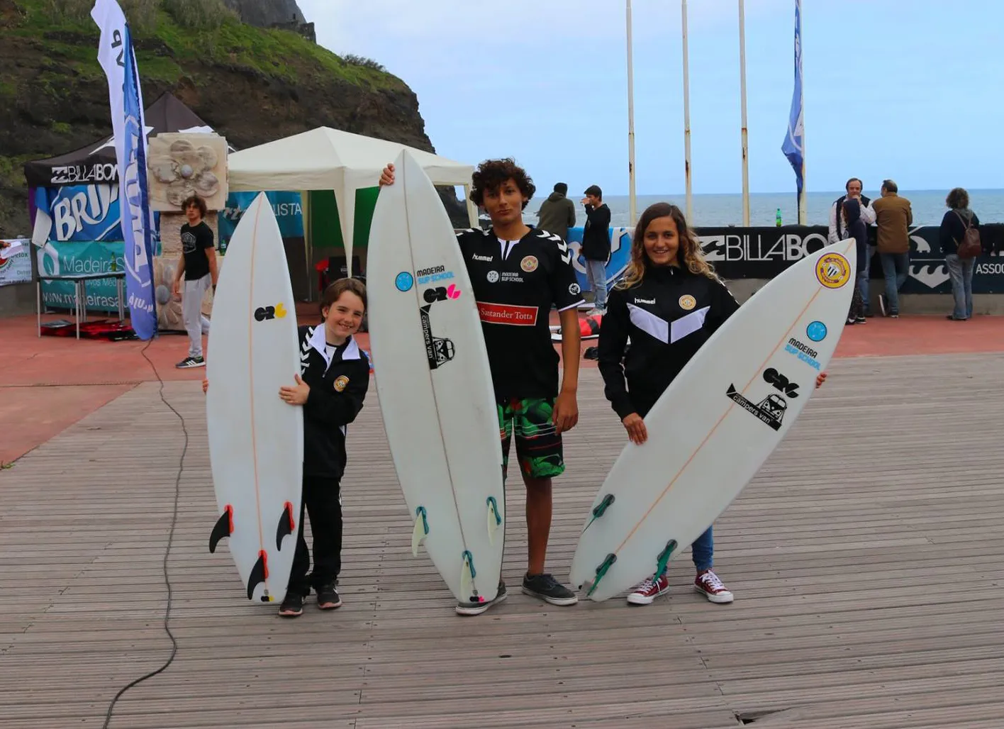 Atletas do Nacional em foco no Circuito de Surf